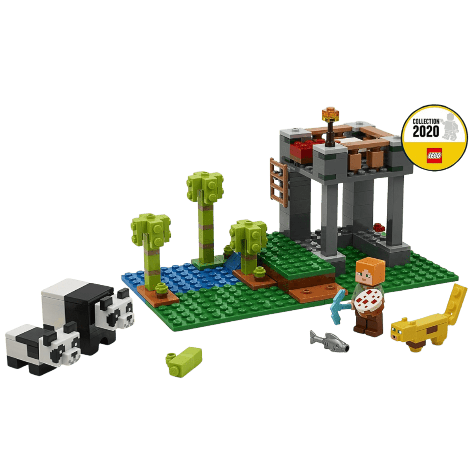 LEGO: Minecraft The Panda Nursery Building Set - Alex and Animal Figures 21158 - LOW&BEHOLD