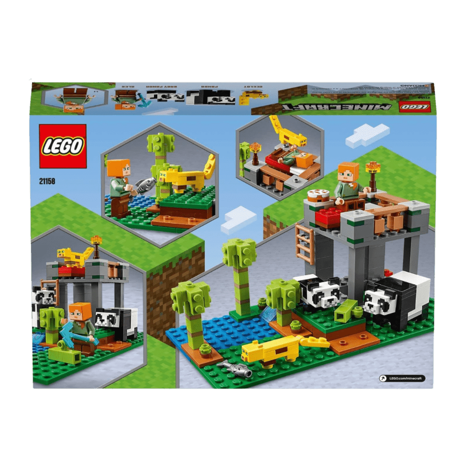LEGO: Minecraft The Panda Nursery Building Set - Alex and Animal Figures 21158 - LOW&BEHOLD