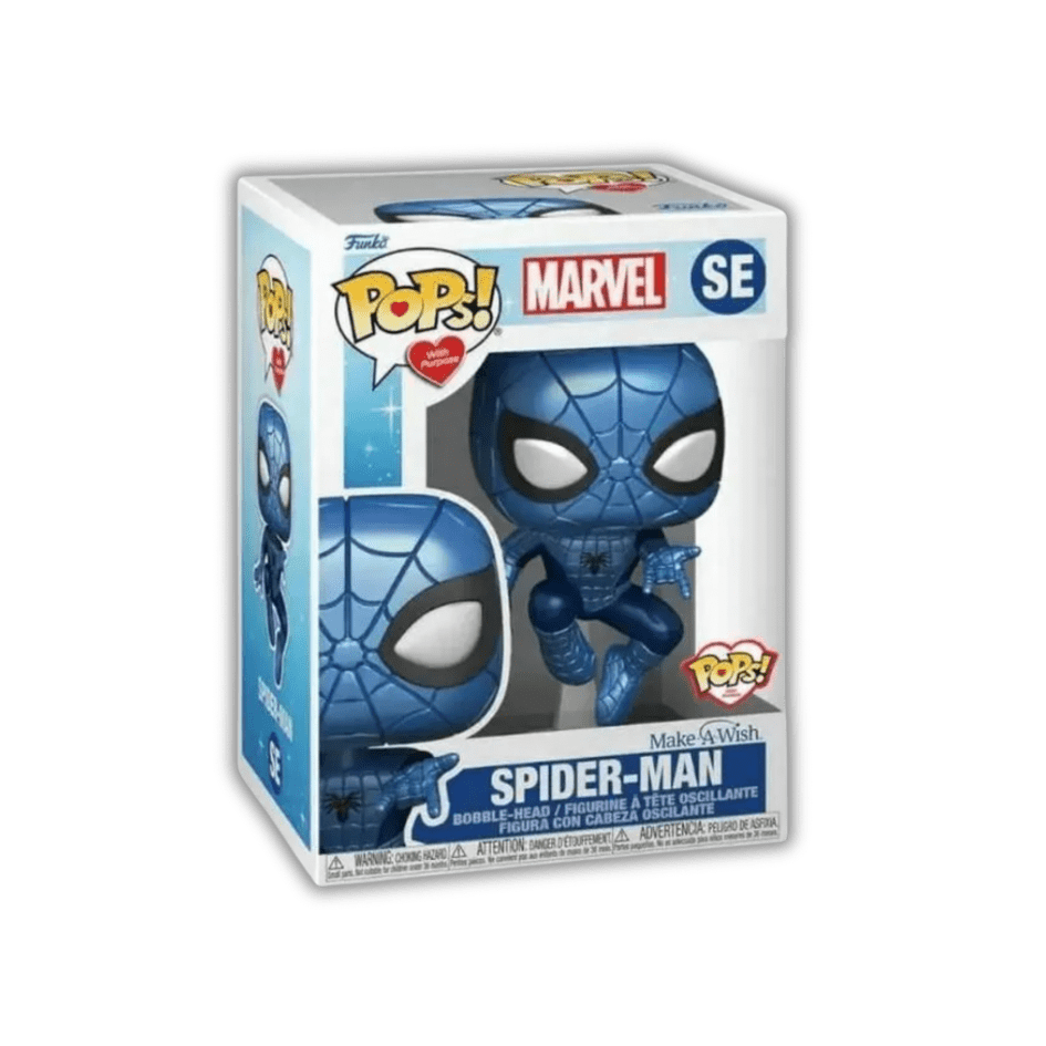 Make-A-Wish Spider-Man Metallic Funko Pop! Vinyl Figure SE - LOW&BEHOLD
