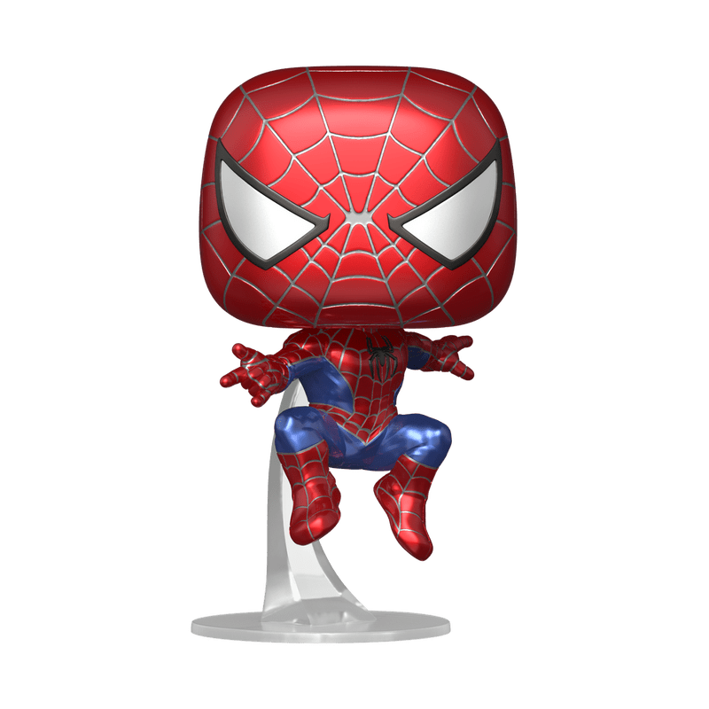 MARVEL POP! FRIENDLY NEIGHBORHOOD SPIDER-MAN (METALLIC) - LOW&BEHOLD