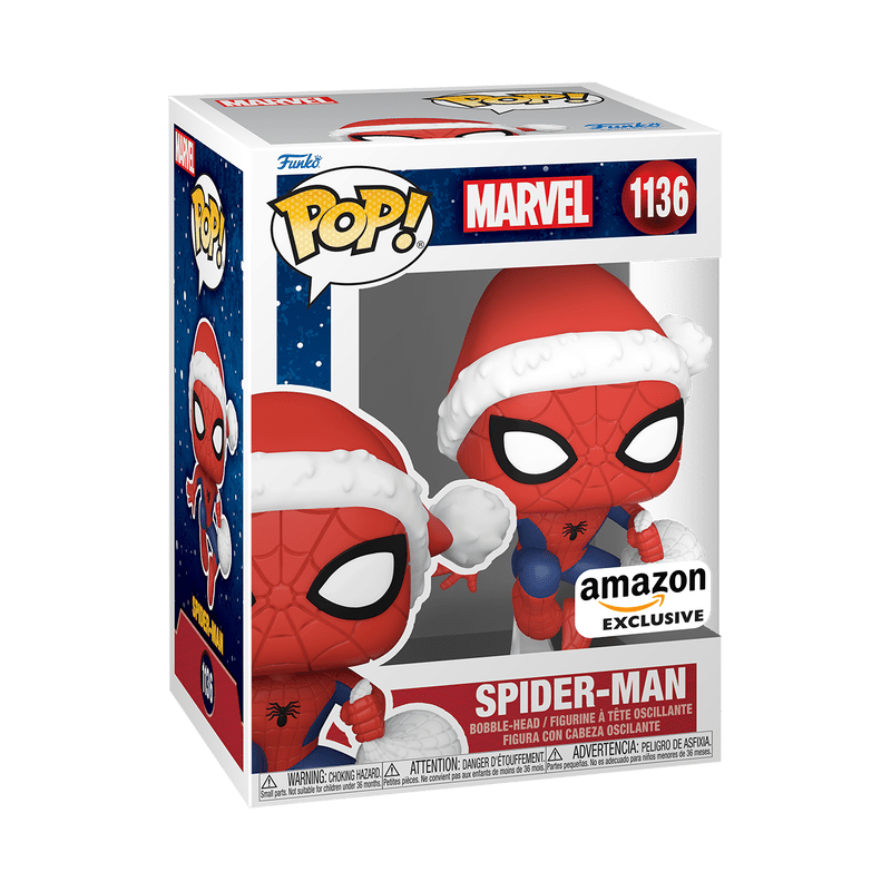 Marvel Pop! Santa Spider-Man #1136 - LOW&BEHOLD