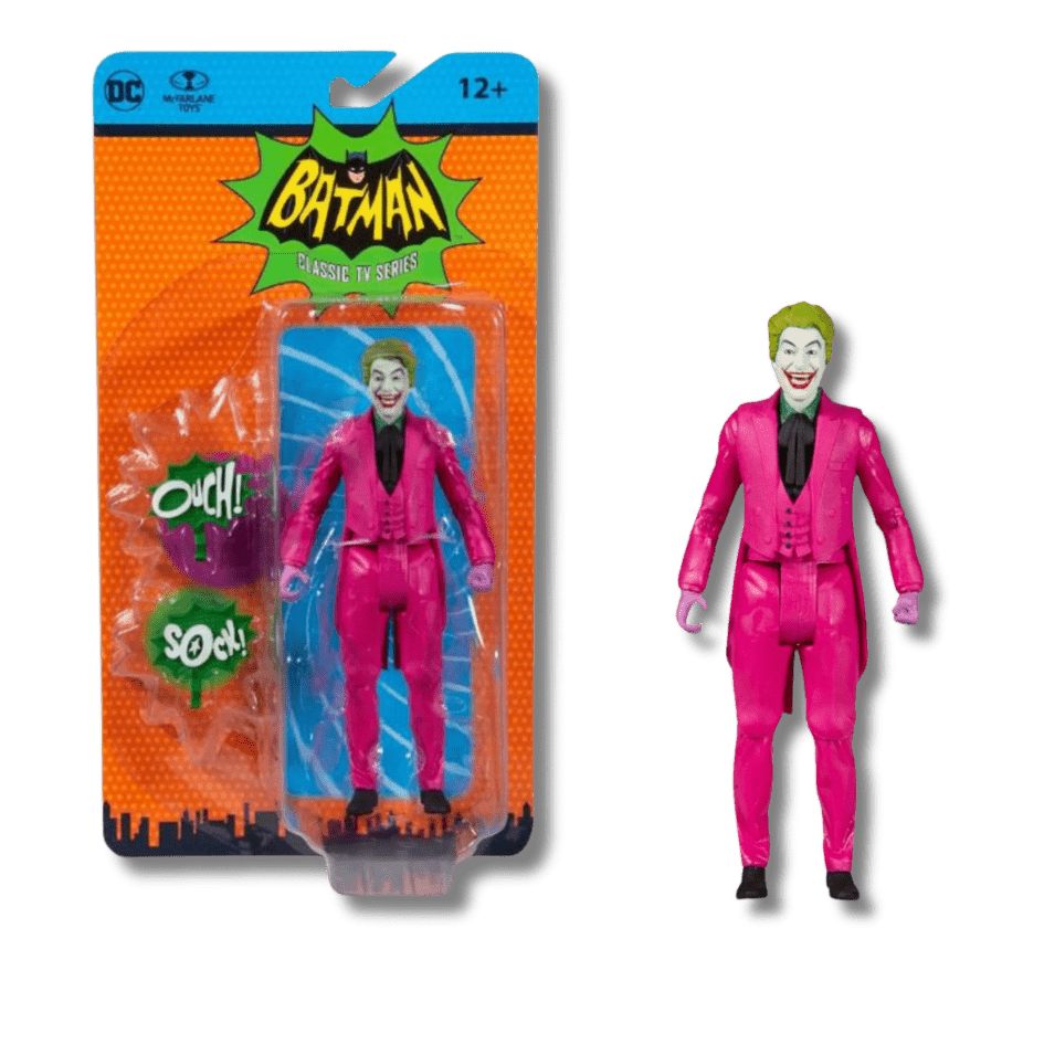 McFarlane: Retro Batman 66 6" Figure Joker Action Figure - LOW&BEHOLD
