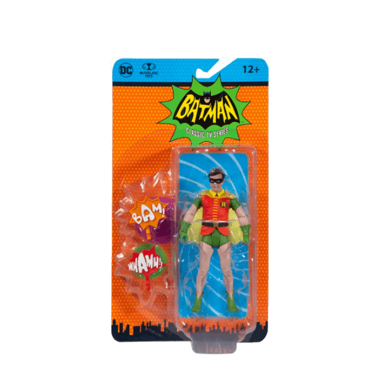 Mcfarlane Toys DC Batman 1966 TV Series Robin 6” Action Figure - LOW&BEHOLD