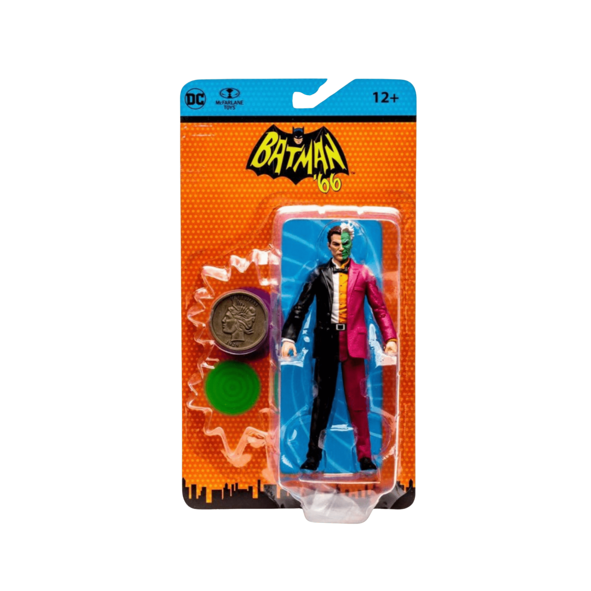 McFarlane Toys DC Retro Batman 66 - Two-Face 6" Action Figure - LOW&BEHOLD