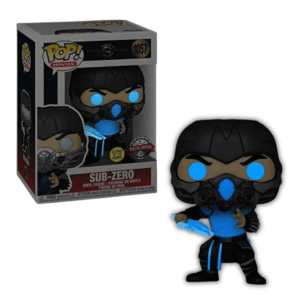 Mortal Kombat Movie Sub-Zero Glow in The Dark Funko Pop Exclusive #1057 - LOW&BEHOLD
