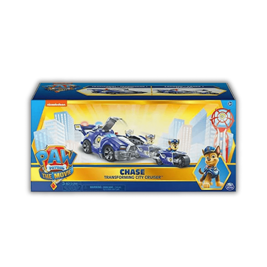 Nickelodeon Paw Patrol, Chase 2-In-1 Transforming Movie City Cruiser - LOW&BEHOLD
