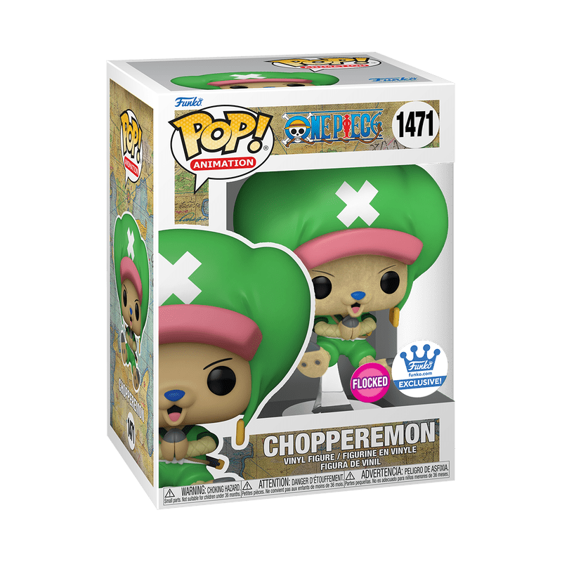 ONE PIECE POP! CHOPPEREMON IN WANO OUTFIT (FLOCKED) EXCLUSIVE #1471 - LOW&BEHOLD