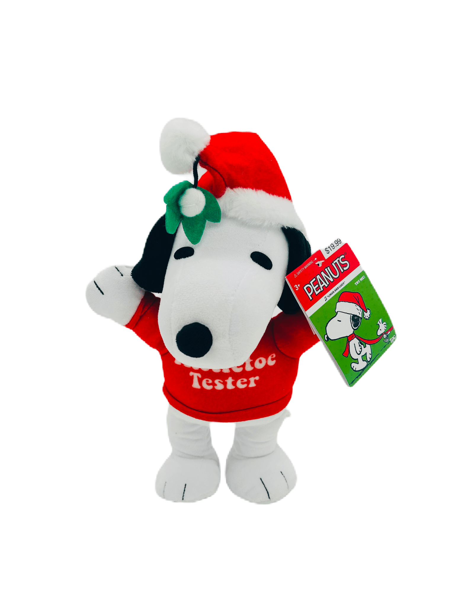 Peanuts Snoopy Mistletoe Tester Holiday Waddler - LOW&BEHOLD