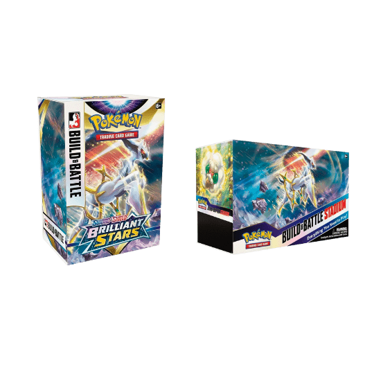 Pokémon TCG: Brilliant Stars Build & Battle Box - SWSH09: Brilliant Stars & Stadium (SWSH09) - LOW&BEHOLD