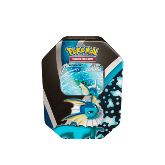 Pokémon TCG: Eevee Evolutions Evolving skies Tins - Jolteon V, Flareon V, & Vaporeon V (SWSH07) - LOW&BEHOLD