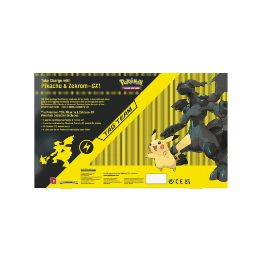Pokémon TCG: Pikachu & Zekrom GX Premium Collection -Tag Team - LOW&BEHOLD