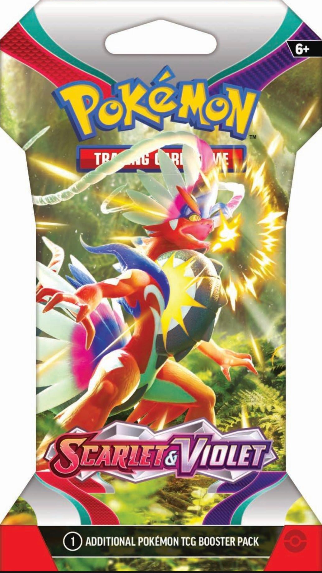 Pokemon Trading Card Game: Scarlet and Violet Sleeved Booster Pack (styles may vary) - LOW&BEHOLD