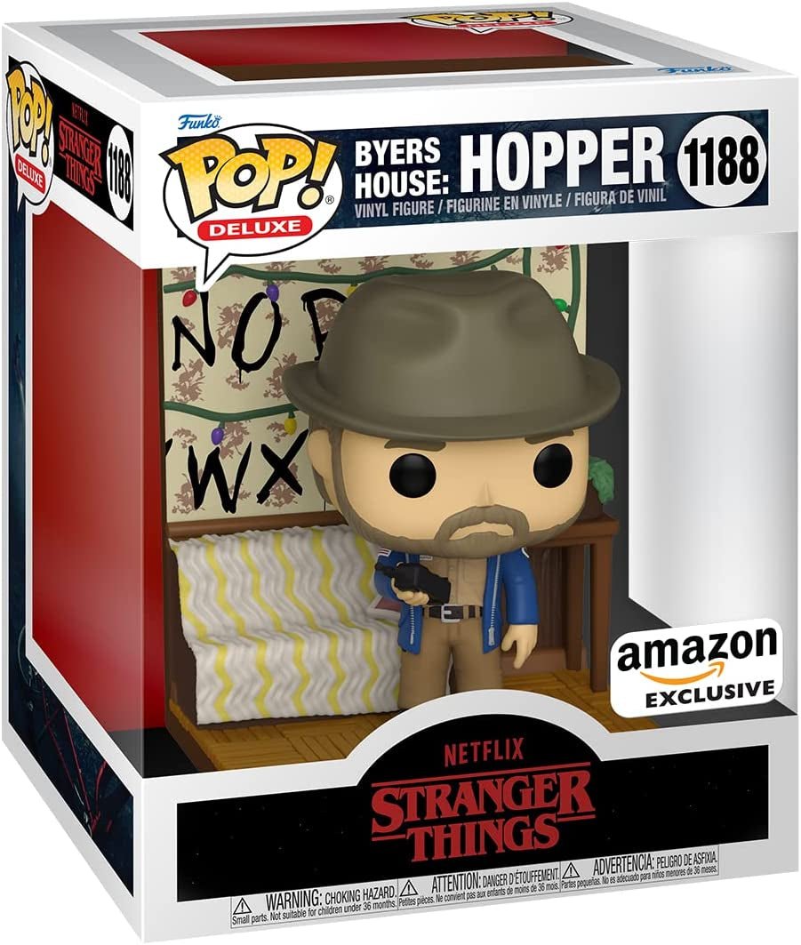 Pop! Deluxe: Stranger Things Build a Scene - Hopper, Amazon Exclusive Figure 4 of 4 - LOW&BEHOLD