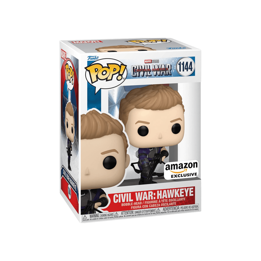 Pop! Marvel: Captain America: Civil War Build a Scene - Hawkeye, Amazon Exclusive, Figure 2 of 12 - LOW&BEHOLD
