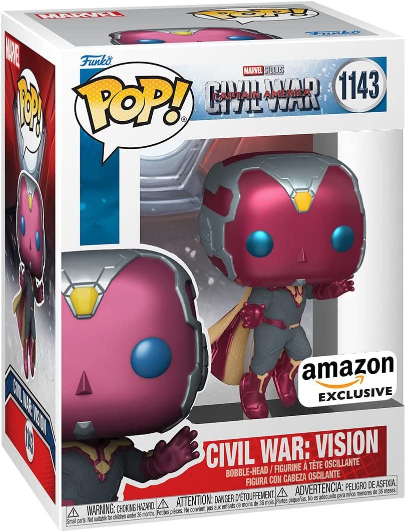 Pop! Marvel: Captain America: Civil War Build a Scene - Vision, Amazon Exclusive, Figure 1 of 12 - LOW&BEHOLD