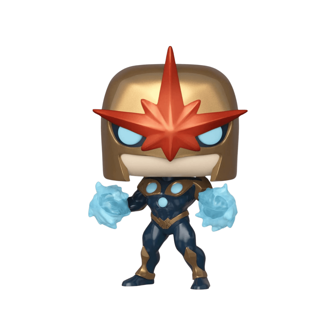 Pop! Marvel: Captain Nova Prime Vinyl Figure - LOW&BEHOLD