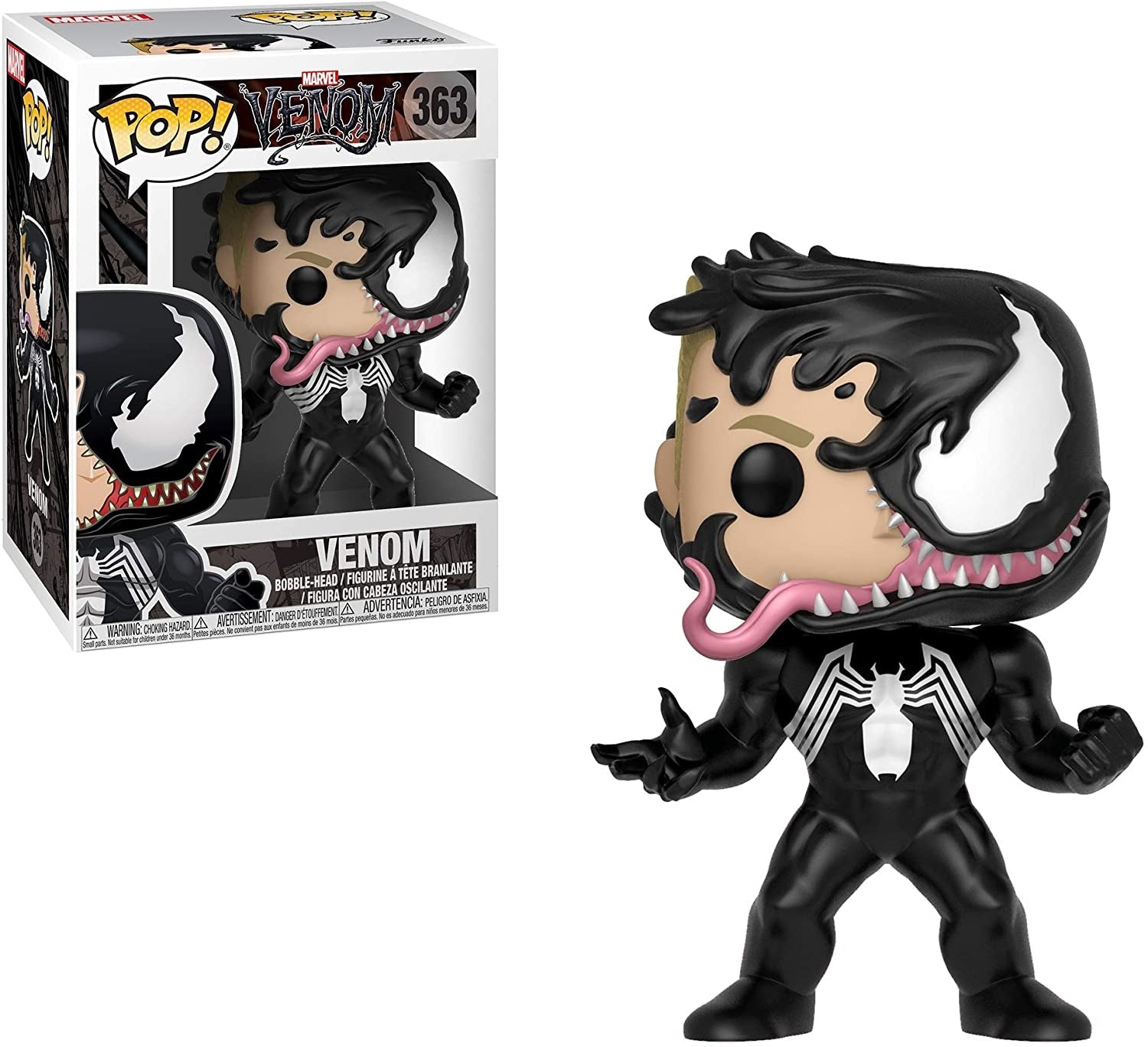 Pop Marvel: Venom - Eddie Brock Collectible Figure, Multicolor - LOW&BEHOLD