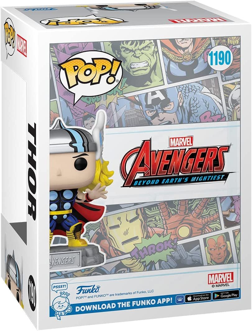 Pop! & Pin: the Avengers: Earth's Mightiest Heroes - 60Th Anniversary, Thor Exclusive - LOW&BEHOLD