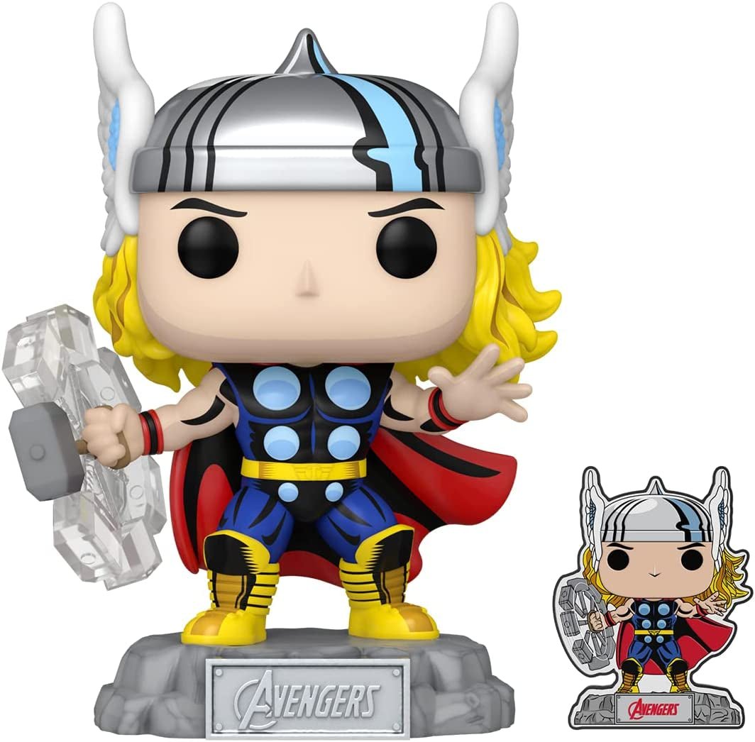 Pop! & Pin: the Avengers: Earth's Mightiest Heroes - 60Th Anniversary, Thor Exclusive - LOW&BEHOLD