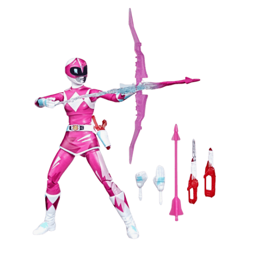 Power Rangers Lightning Collection 6" Mighty Morphin Pink Ranger Cel Shaded |Kimberly| - LOW&BEHOLD