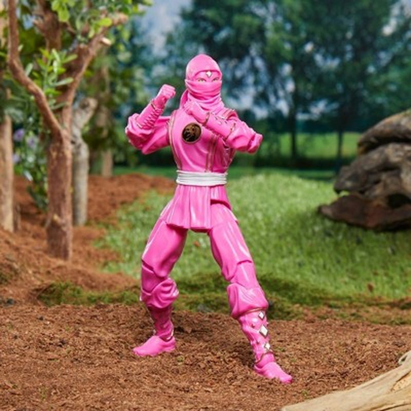 Power Rangers Lightning Collection Mighty Morphin Ninja Pink Ranger Action Figure (Target Exclusive) - LOW&BEHOLD