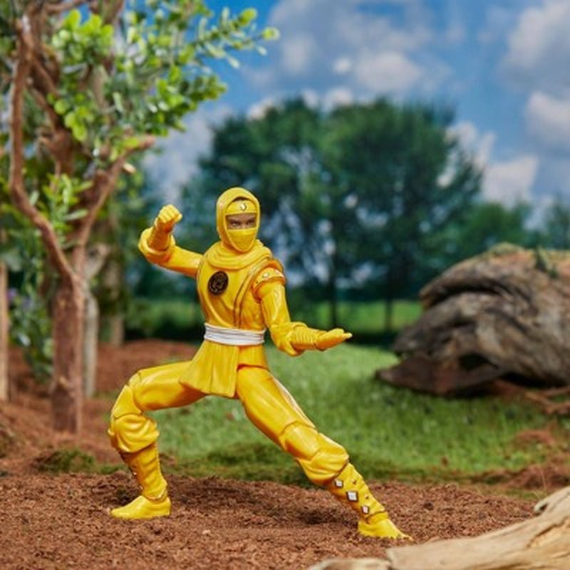 Power Rangers Lightning Collection Mighty Morphin Ninja Yellow Ranger Action Figure (Target Exclusive) - LOW&BEHOLD