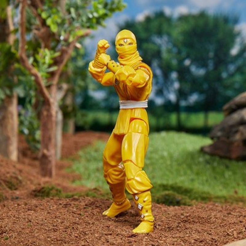 Power Rangers Lightning Collection Mighty Morphin Ninja Yellow Ranger Action Figure (Target Exclusive) - LOW&BEHOLD