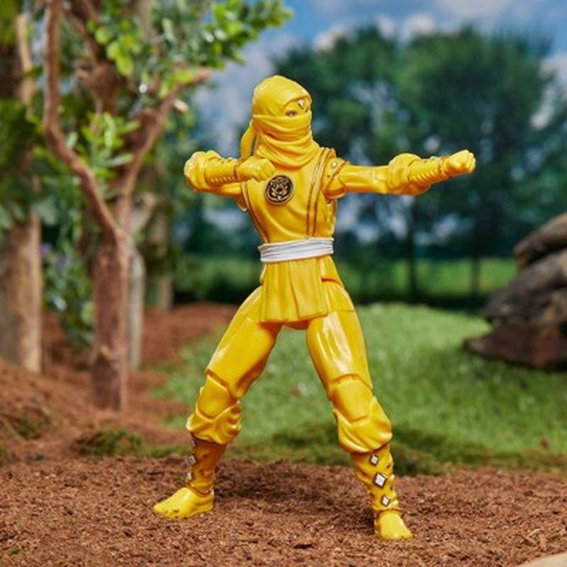 Power Rangers Lightning Collection Mighty Morphin Ninja Yellow Ranger Action Figure (Target Exclusive) - LOW&BEHOLD
