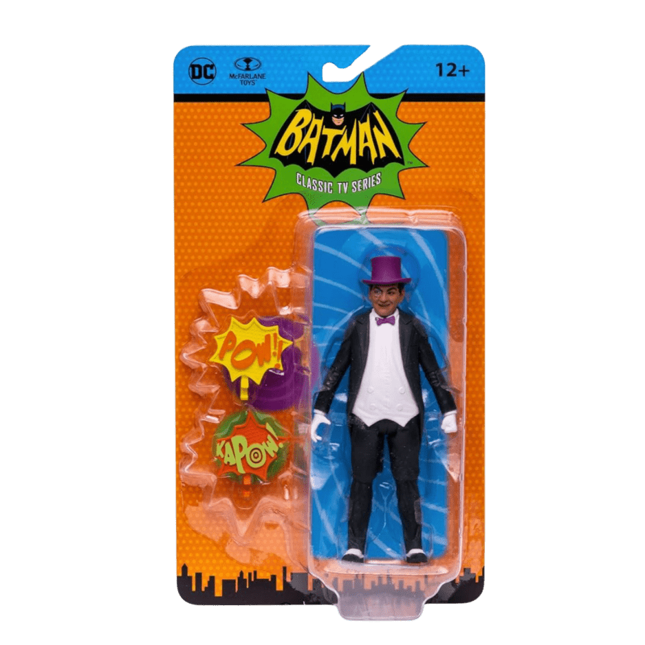 Retro Batman 66, The Penguin McFarlane Toys 6” DC Action Figure - LOW&BEHOLD