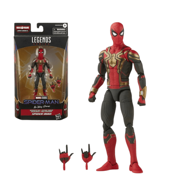 Spider-Man Marvel Legends Series Integrated Suit 6” Action Figure Toy - LOW&BEHOLD