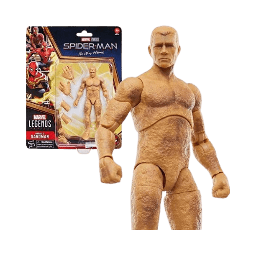 Spider-Man: No Way Home Marvel Legends Sandman 6-Inch Action Figure - LOW&BEHOLD