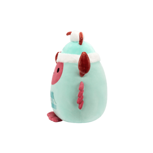 Squishmallows 12” Lorona Red Lobster With Green Snowsuit Official kellytoy - LOW&BEHOLD