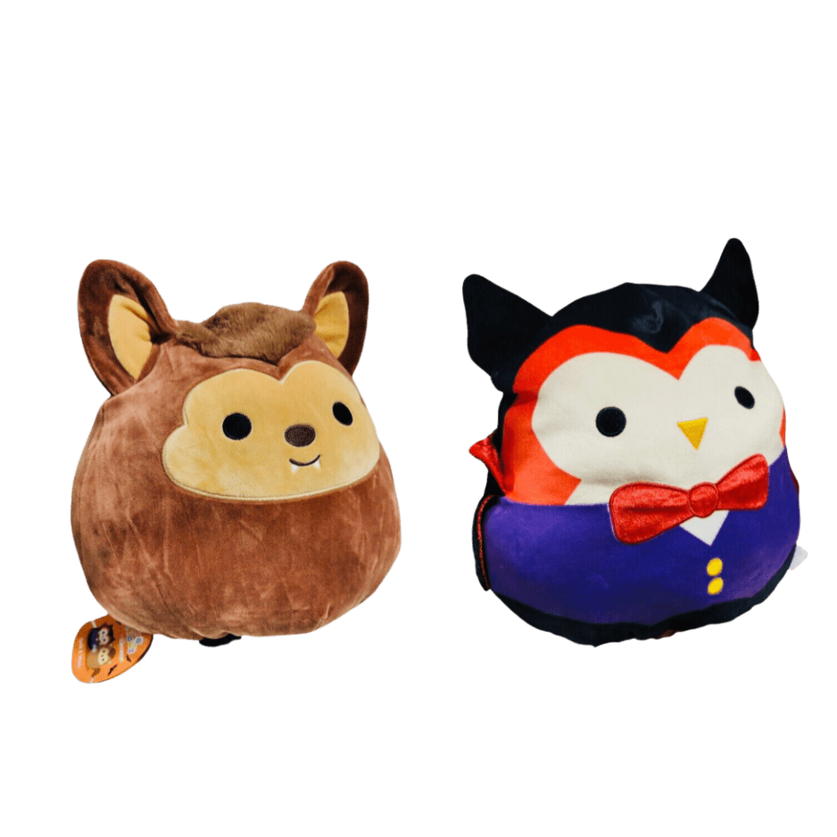 Squishmallows 12” Quill Vampire/Wade Werewolf Official KellyToy - LOW&BEHOLD