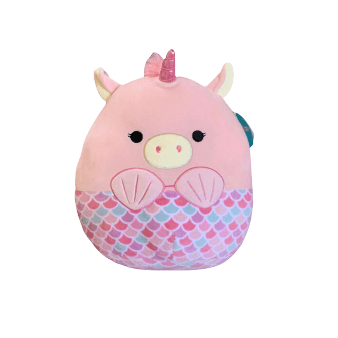 Squishmallows 14” MAKENA the PINK UNICORN MERMAID Pig Official KellyToy - LOW&BEHOLD