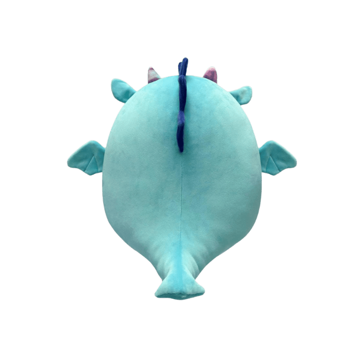 Squishmallows 14” Tatiana Teal Dragon with Red Bandana Official Kellytoy - LOW&BEHOLD