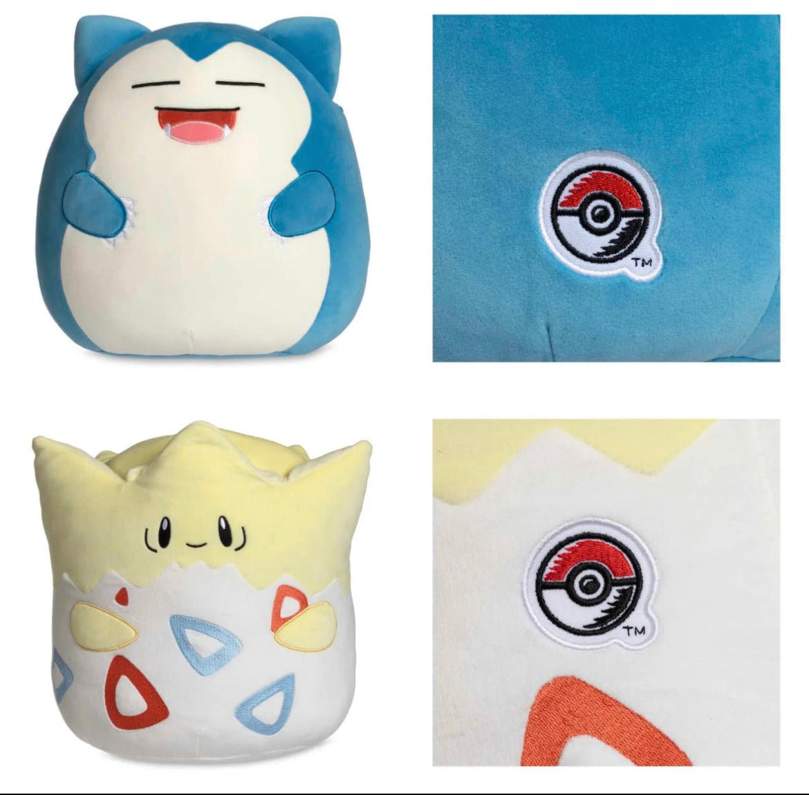 Squishmallows Togepi/ Snorlax 12” Pokémon Center Exclusive - LOW&BEHOLD