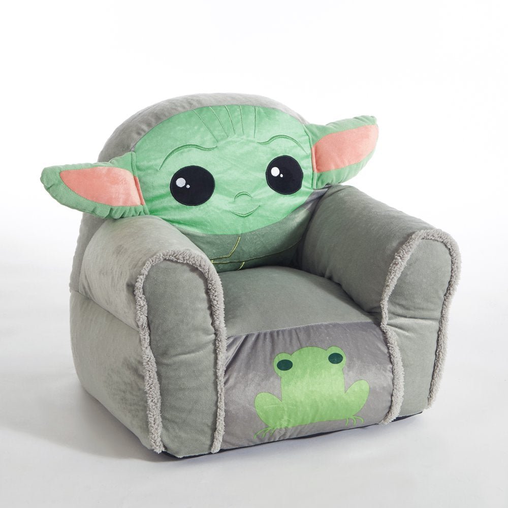 Star Wars The Mandolorian Baby Yoda Figural Bean Chair, Polyester - LOW&BEHOLD
