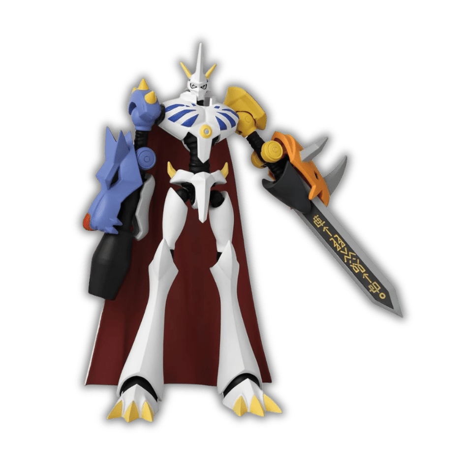 Bandai: Anime Heroes Digimon Omegamon 6.5-inch Movable Action Figure Toy - LOW&BEHOLD