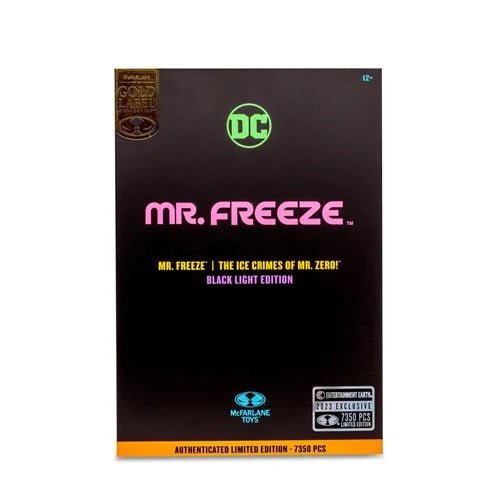 DC Multiverse Mr. Freeze Black Light Gold Label 7-Inch Scale Action Figure - Pre Order - LOW&BEHOLD