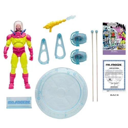 DC Multiverse Mr. Freeze Black Light Gold Label 7-Inch Scale Action Figure - Pre Order - LOW&BEHOLD