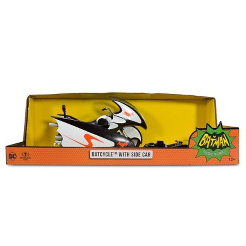 DC Retro Batman 66 Batcycle with Sidecar Vehicle Accessory - LOW&BEHOLD