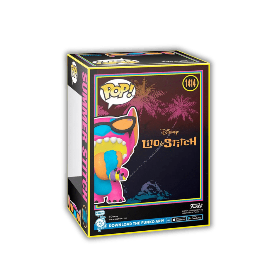 Disney Lilo & Stitch Blacklight Summer Stitch # 1414 Funk Pop! Exclusive[Preorder] - LOW&BEHOLD