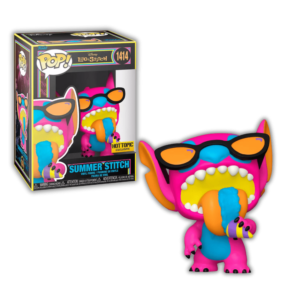 Disney Lilo & Stitch Blacklight Summer Stitch # 1414 Funk Pop! Exclusive[Preorder] - LOW&BEHOLD