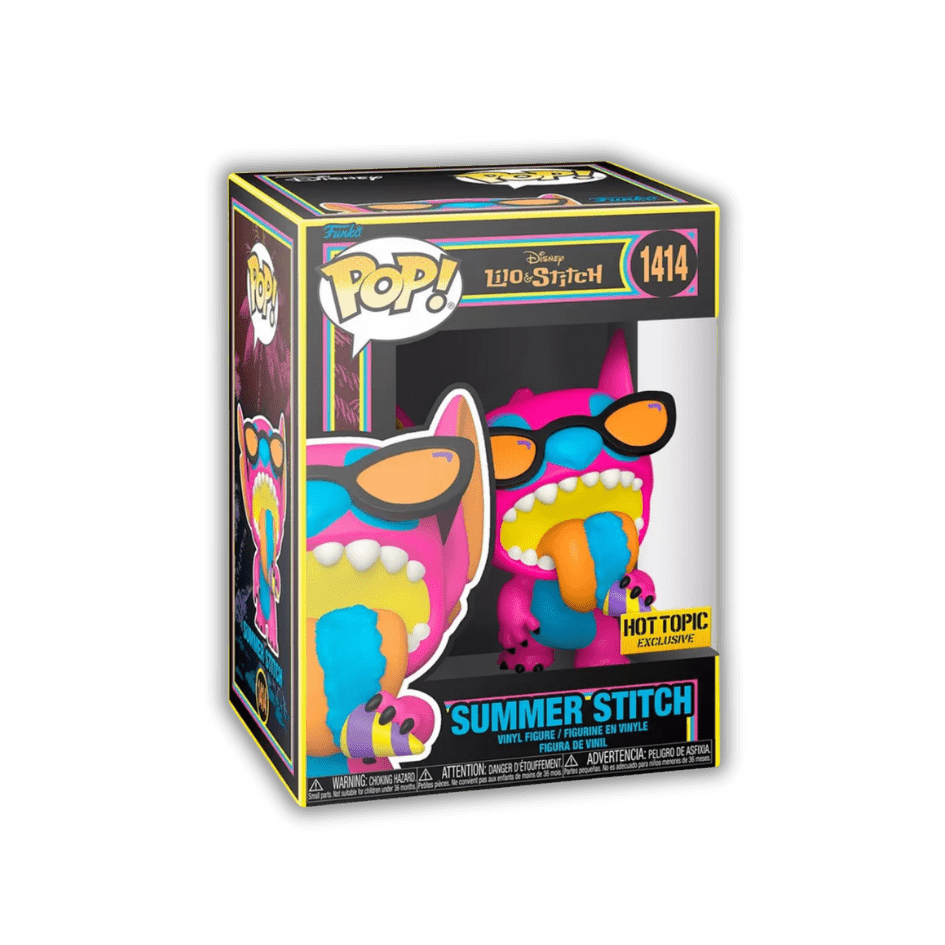 Disney Lilo & Stitch Blacklight Summer Stitch # 1414 Funk Pop! Exclusive[Preorder] - LOW&BEHOLD