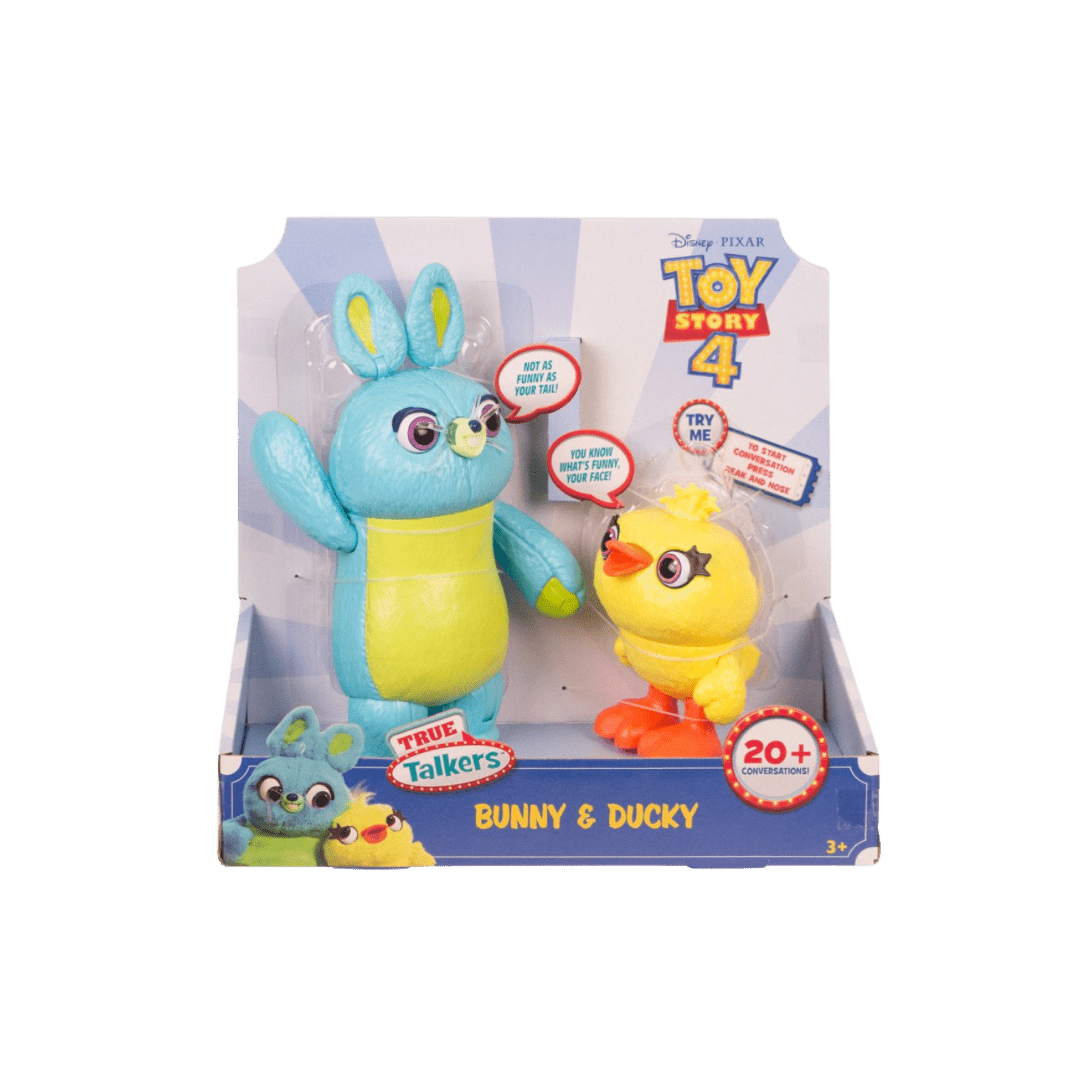 Disney Pixar Toy Story Interactive True Talkers Bunny and Ducky 2-Pack - LOW&BEHOLD