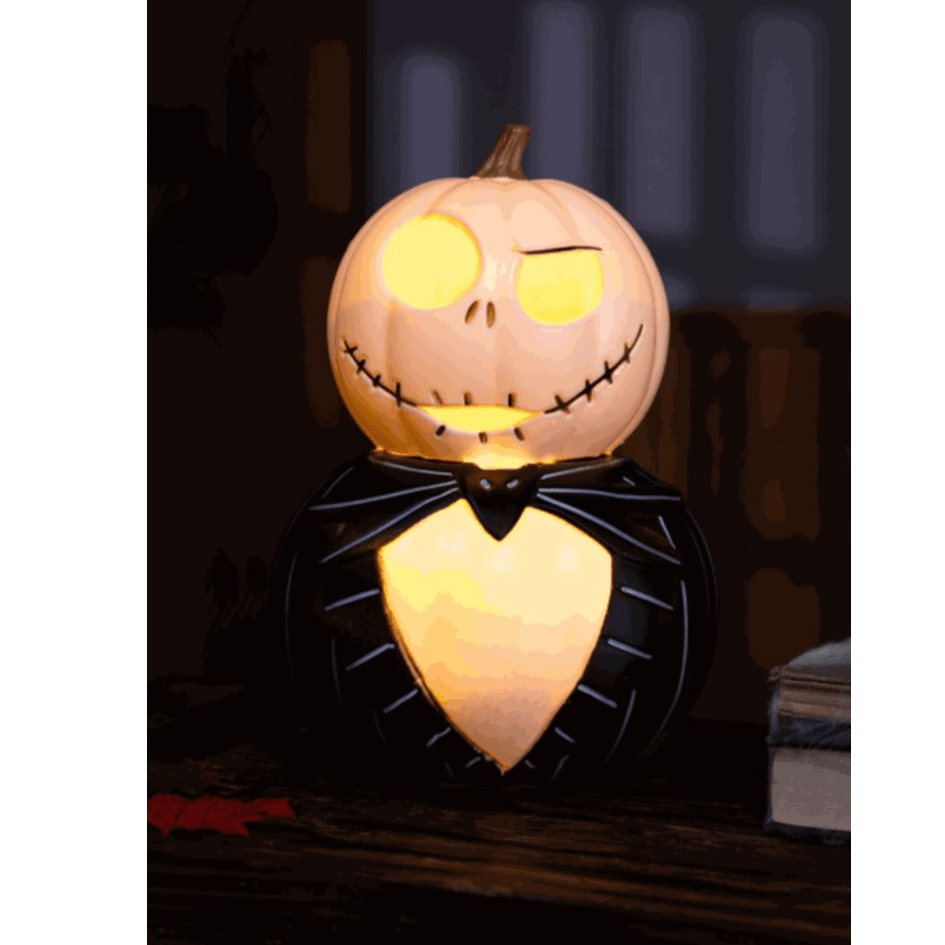 Disney’s The Nightmare Before Christmas Jack Skeleton Light Up Pumpkin Decoration - LOW&BEHOLD