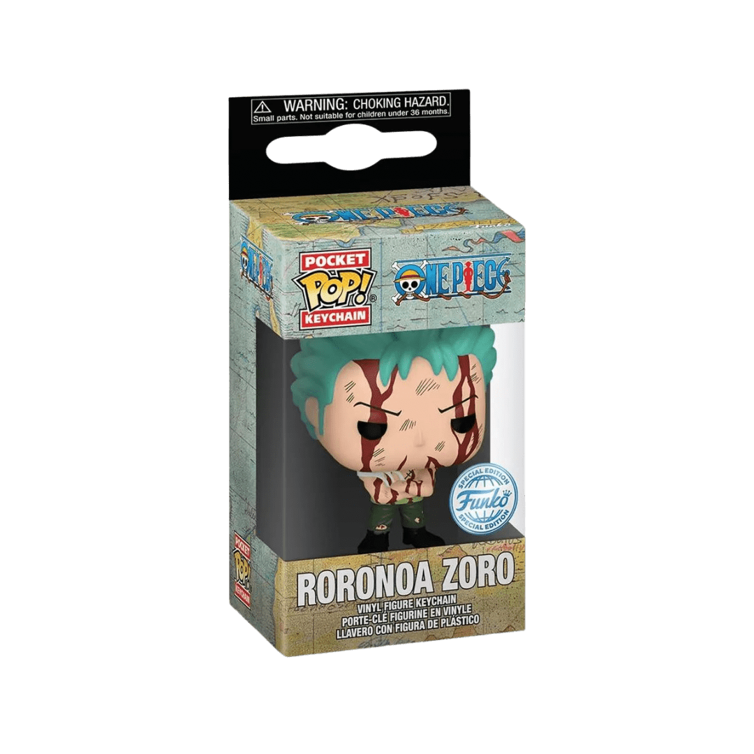 Funko Pocket Pop! One Piece Roronoa Zoro Vinyl Keychain - LOW&BEHOLD