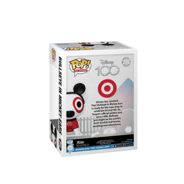 Funko POP! Ad Icons: Target- Bullseye in Mickey Ears Vinyl Figure #218 - LOW&BEHOLD