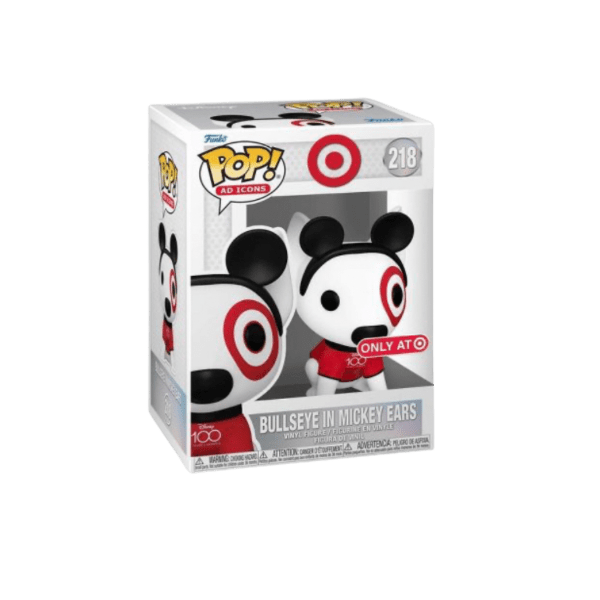Funko POP! Ad Icons: Target- Bullseye in Mickey Ears Vinyl Figure #218 - LOW&BEHOLD