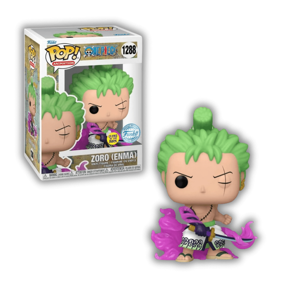 Funko Pop! Animation: One Piece - Zoro (Enma) Special Edition GITD Exclusive #1288 - LOW&BEHOLD